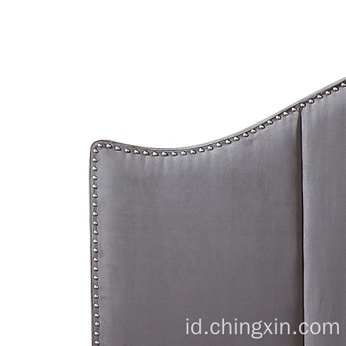 Grosir Tempat Tidur Kepala Kuku KD Berlapis King Size Bed Bedroom Furniture CX613